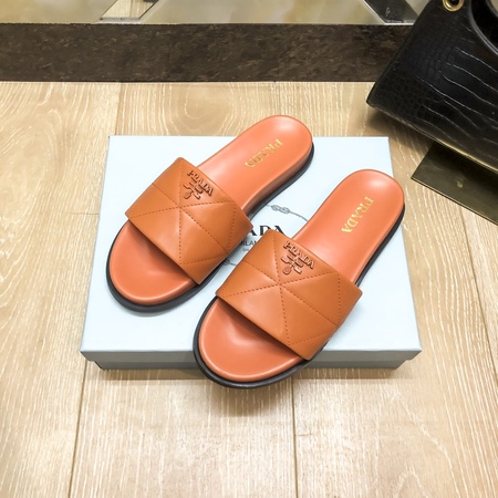 Prad* Women's Slippers Shoes Orange Size 34-40