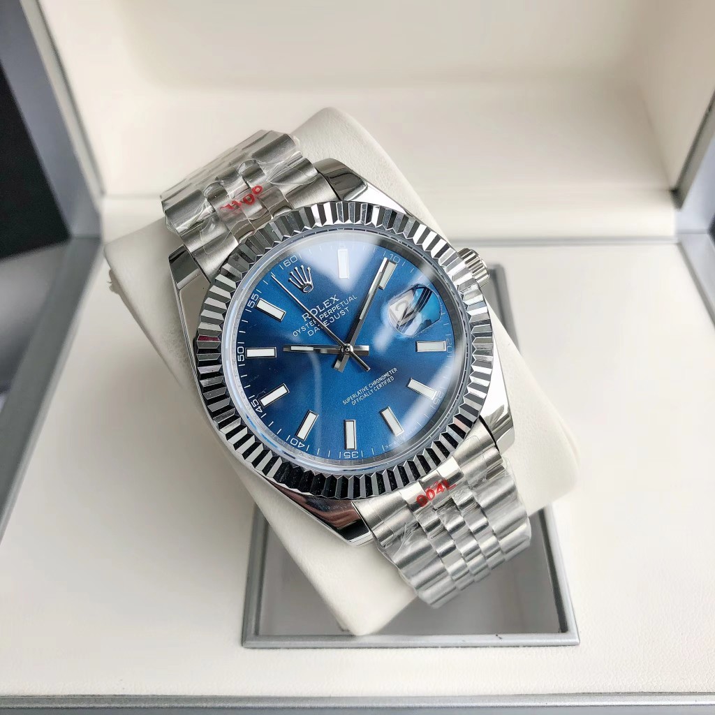 Role* Oyster DATEJUST Oystersteel Blue 41 MM