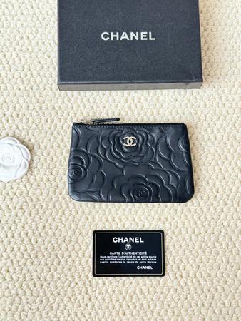 Chane* Card Holder Black 15x8.5cm