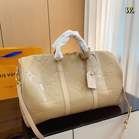 L*V KeePall 50 Luggage Bag Beige 50x23x28cm