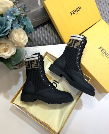 Fend* Boots Shoes Black Size 35-41