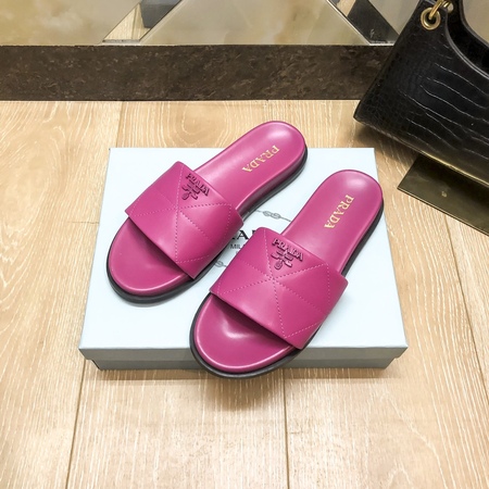 Prad* Women's Slippers Shoes Berry Size 34-40