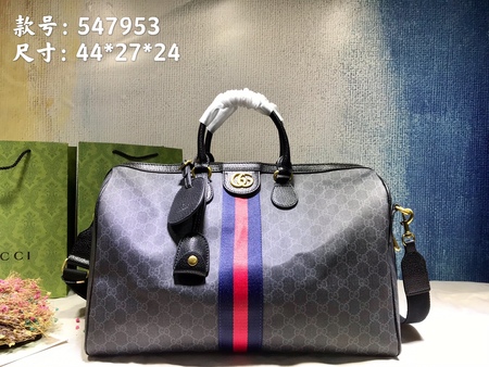 Gucc* GG Supreme Luggage Bag 44x27x24 cm