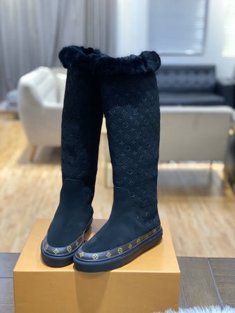 L*V Monogram Boots Shoes for Women Size 35-40