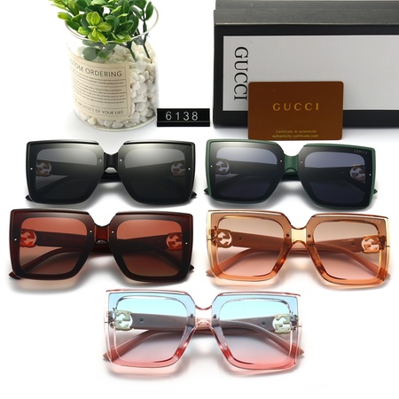 Gucc* Polarized Sunglasses 5 Colors 6138