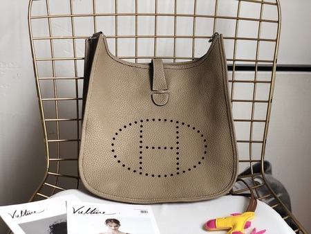 Hers Evelyn Purse Beige 30cm
