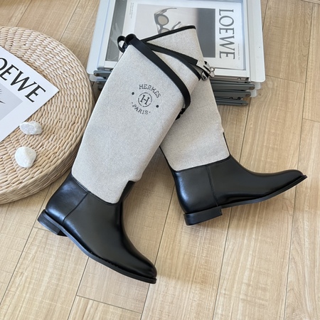 Herme* Sheepskin Boot Grey Size 35-40