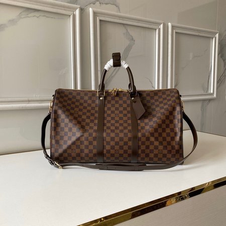 L*V Damier Luggage Bag MM 50x29x22 cm