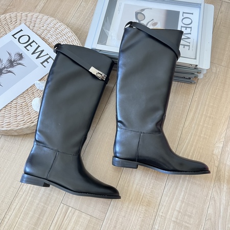 Herme* Sheepskin Boot Black Size 35-40