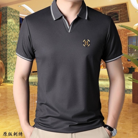 Herme* Polo T-Shirt 3 Colors Size M-3XL