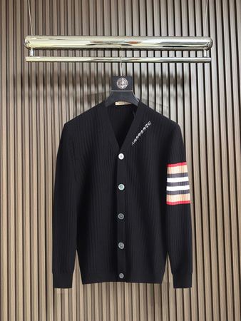 Burberr* Sweater Black Size M-3XL
