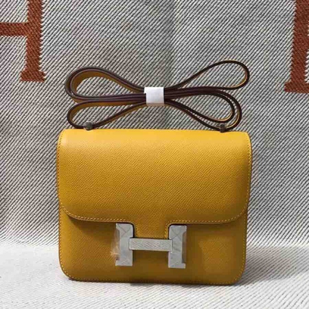 Herme* Constance Bag Yellow 24cm