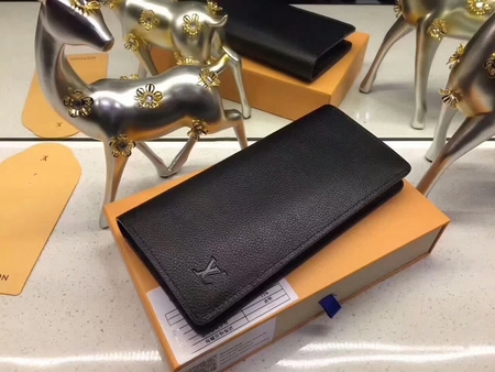 M62665 Monogram Brazza Wallet Black 19x10 cm